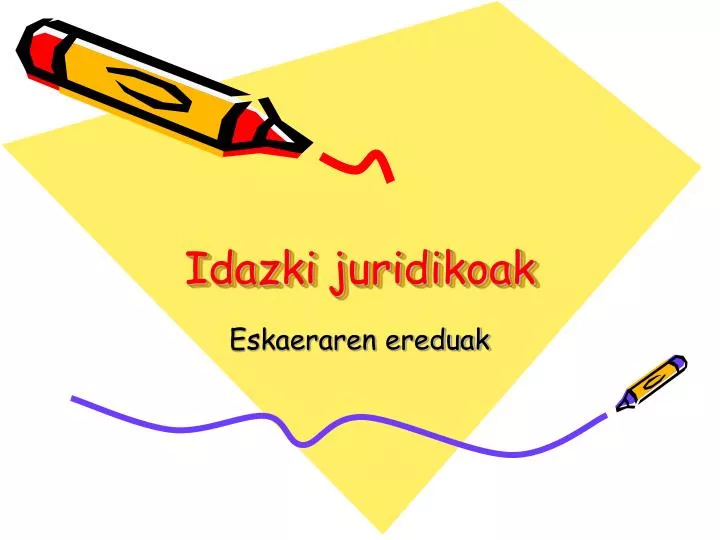 idazki juridikoak