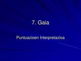 7 gaia