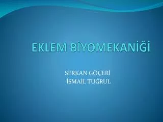 eklem b yomekan