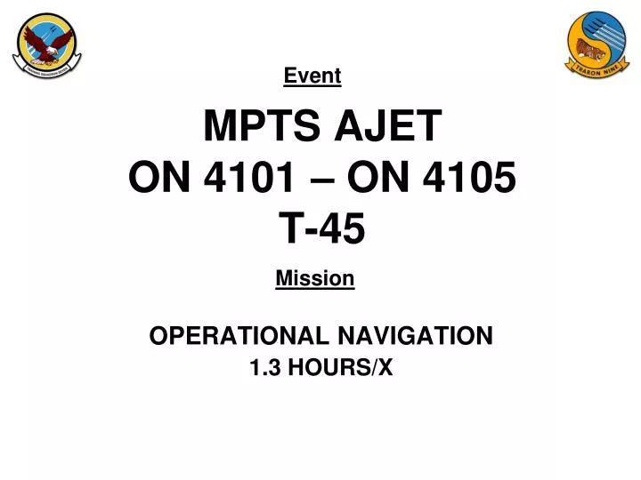 mpts ajet on 4101 on 4105 t 45