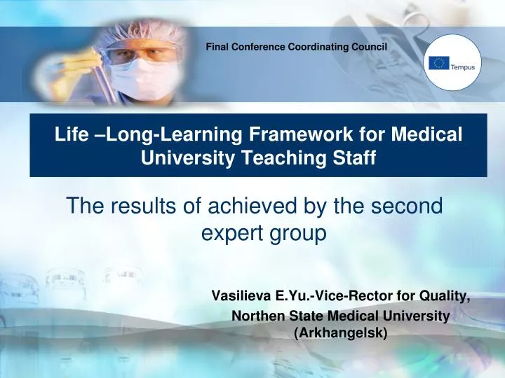 life long learning framework for medical university teaching staff