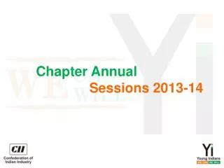 Chapter Annual Sessions 2013-14