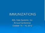 IMMUNIZATIONS - slide 1