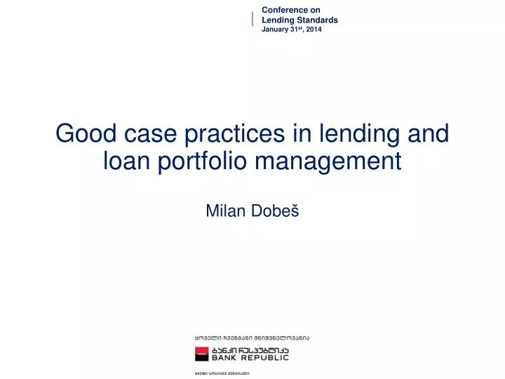 conference on lending standards january 31 st 2014