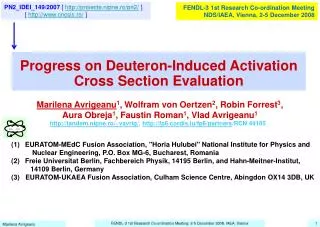 Progress on Deuteron-Induced Activation Cross Section Evaluation