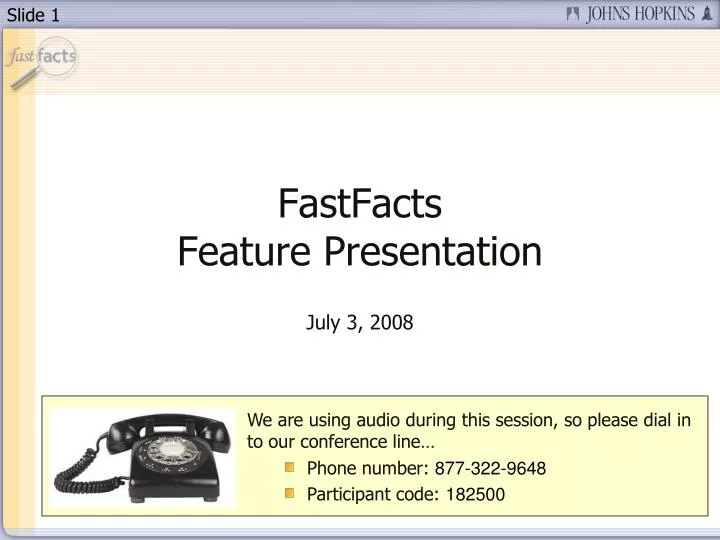 fastfacts feature presentation