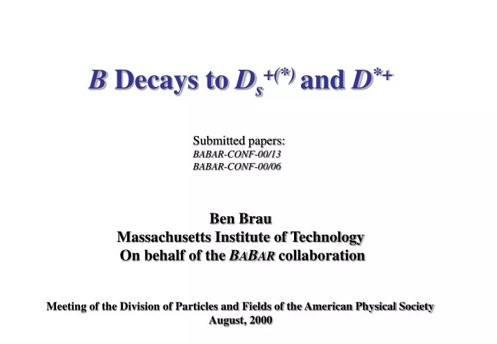 b decays to d s and d