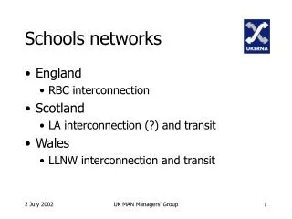 Schools networks