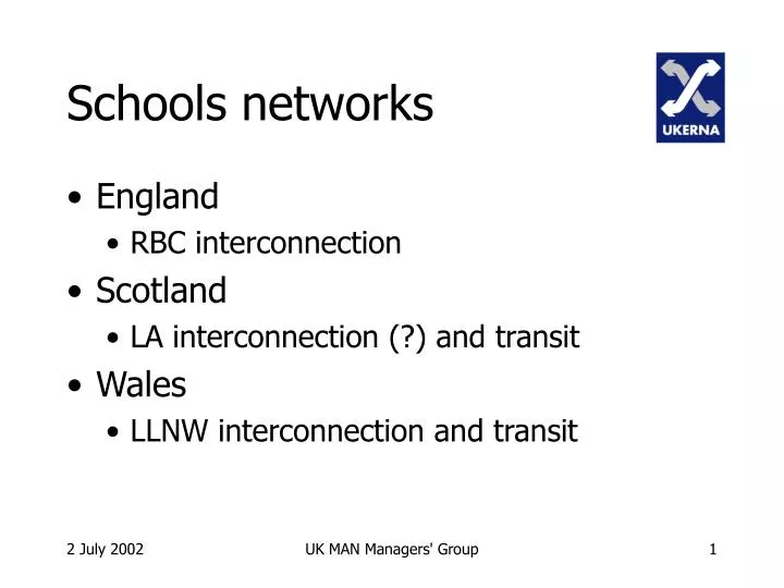 schools networks