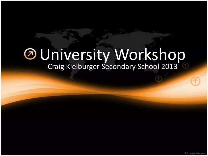 university workshop