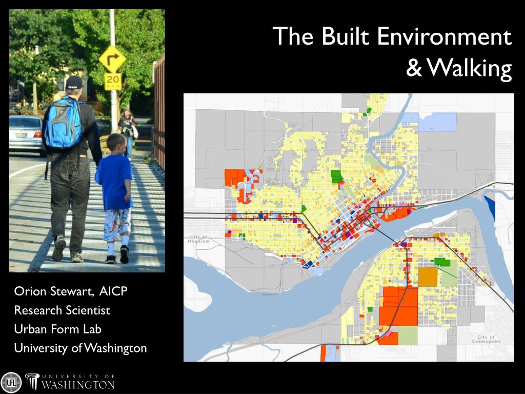 PPT - The Built Environment & Walking PowerPoint Presentation, free ...