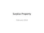 Surplus Property - slide 1