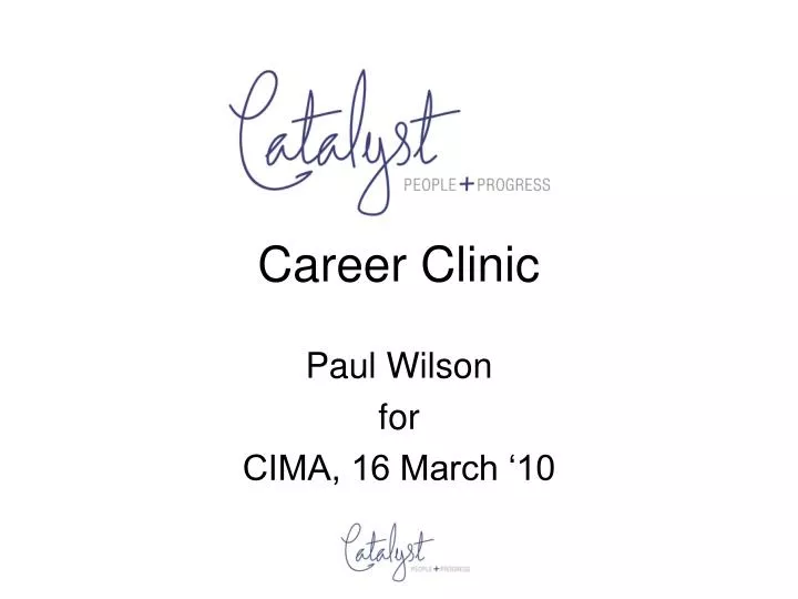 career clinic
