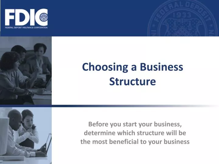 choosing a business structure