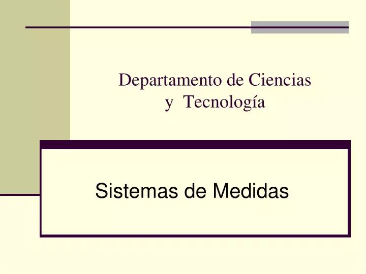 departamento de ciencias y tecnolog a