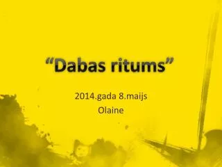 dabas ritums
