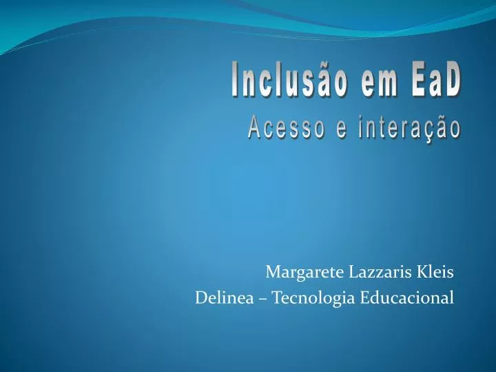 margarete lazzaris kleis delinea tecnologia educacional