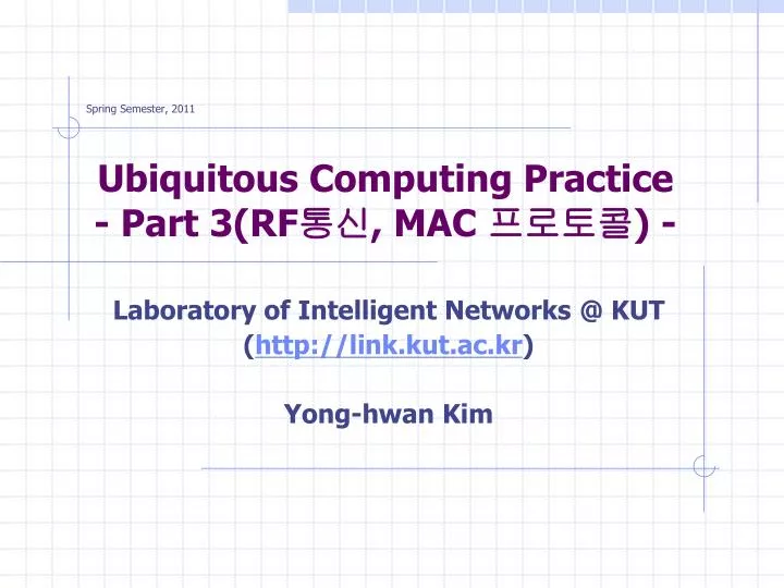 ubiquitous computing practice part 3 rf mac