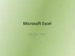 Microsoft Excel - slide 1
