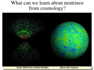 What can we learn about neutrinos from cosmology?