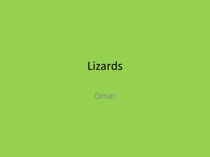 l izards