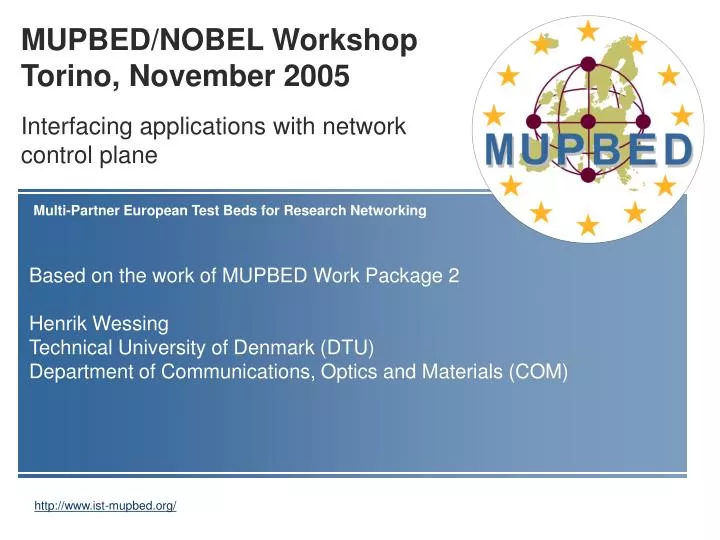 mupbed nobel workshop torino november 2005