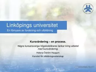 link pings universitet
