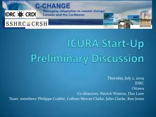 ICURA Start-Up Preliminary Discussion