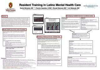 Resident Training in Latino Mental Health Care