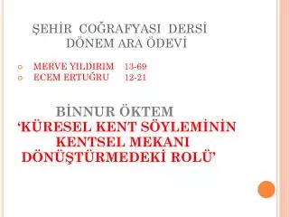 eh r co rafyasi ders d nem ara dev