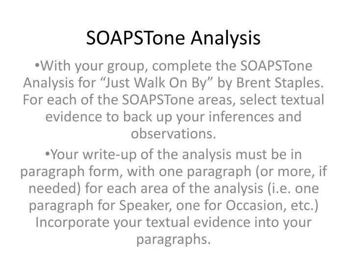 soapstone analysis