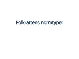 folkr ttens normtyper