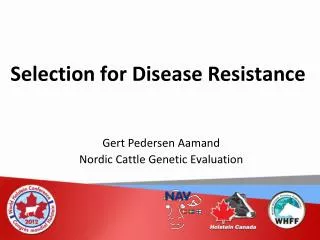 Selection for Disease Resistance