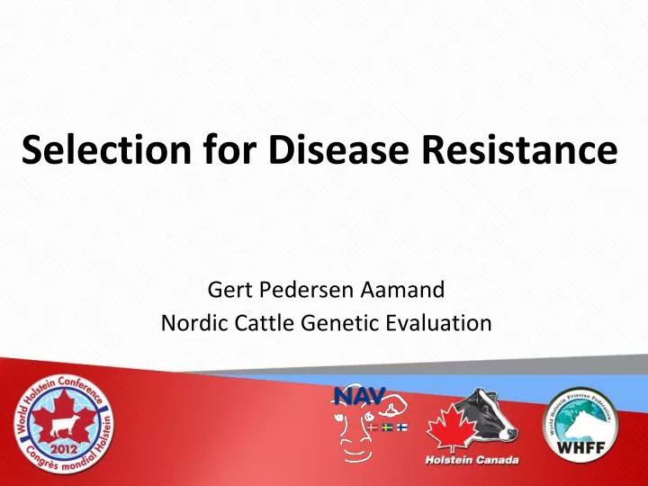 selection for disease resistance