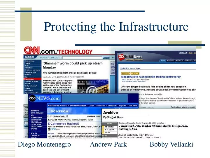 protecting the infrastructure