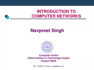 INTRODUCTION TO COMPUTER NETWORKS