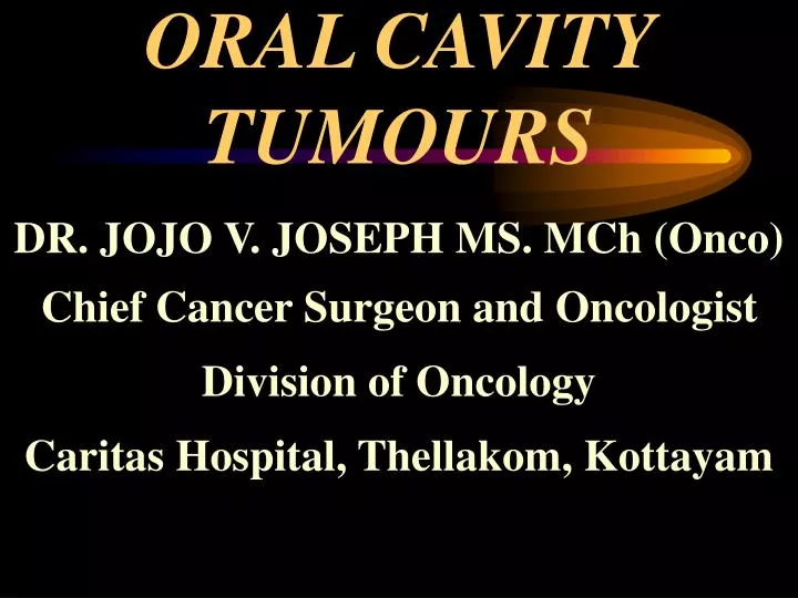 oral cavity tumours