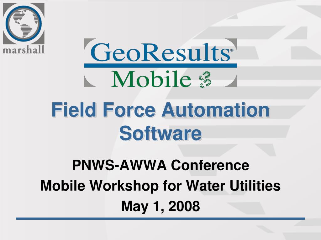 Field Force Automation Software - slide 1