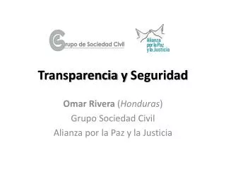 transparencia y seguridad