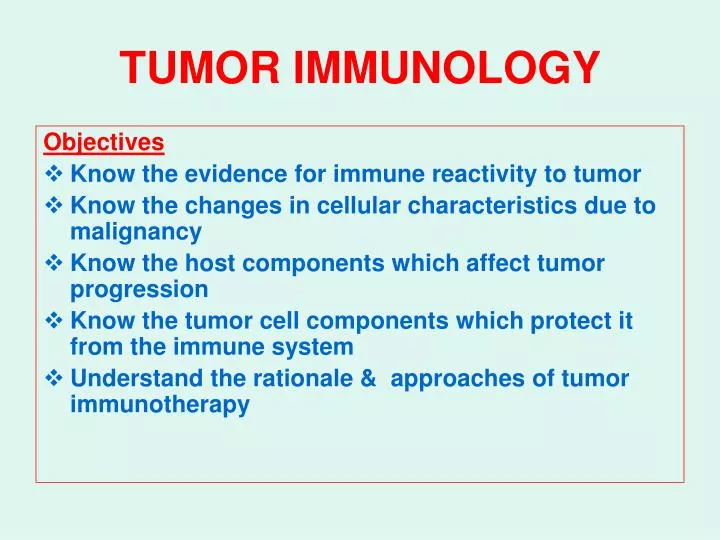 tumor immunology