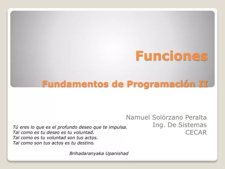 funciones fundamentos de programaci n ii
