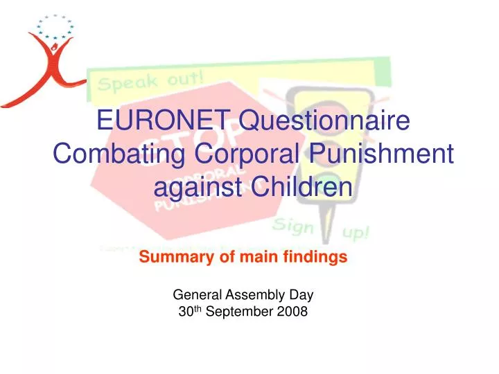 euronet questionnaire combating corporal punishment against children