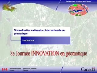 normalisation nationale et internationale en g omatique