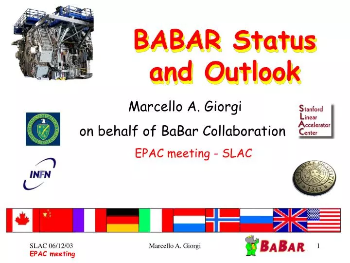 babar status and outlook