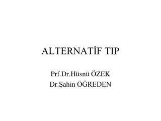 alternat f tip