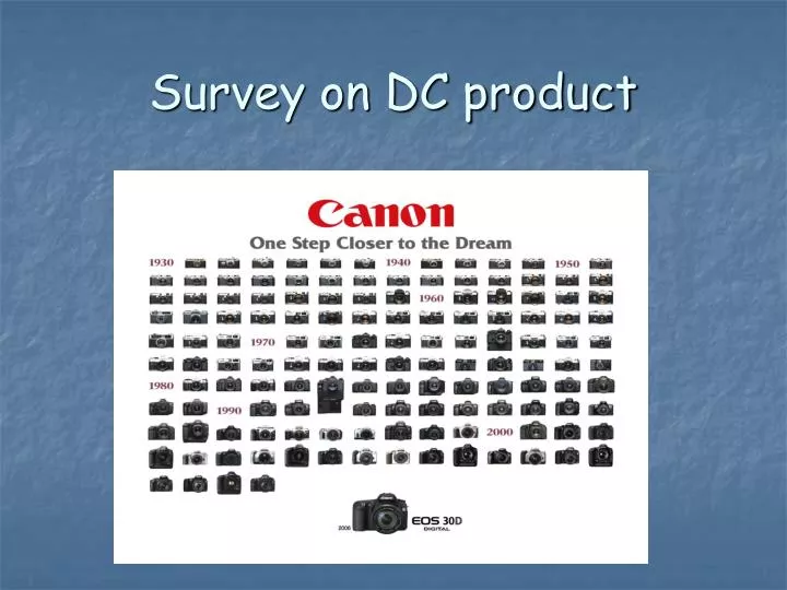survey on dc product