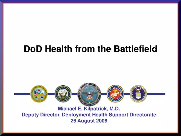 dod health from the battlefield