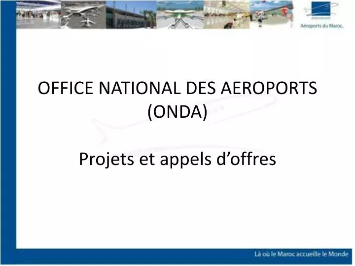 office national des aeroports onda projets et appels d offres