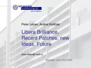Libera Workshop 2008