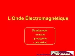 l onde lectromagn tique